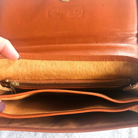 MCM Vintage Cognac Brown Visetos Leather Crossbody/Shoulder Bag MCM Monogram - Picture 4 of 8